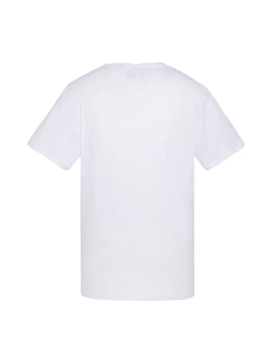 T-Shirt Blanc Homme Schott Brode 2