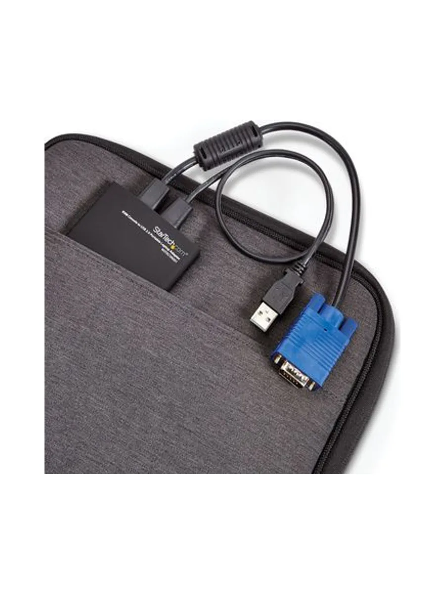 KVM Console to USB Laptop Crash Cart 5