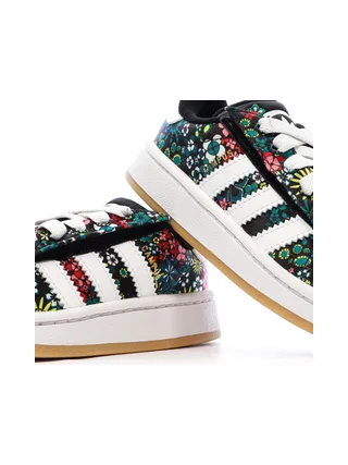 Baskets Noires à Motifs Fille Adidas Campus 7
