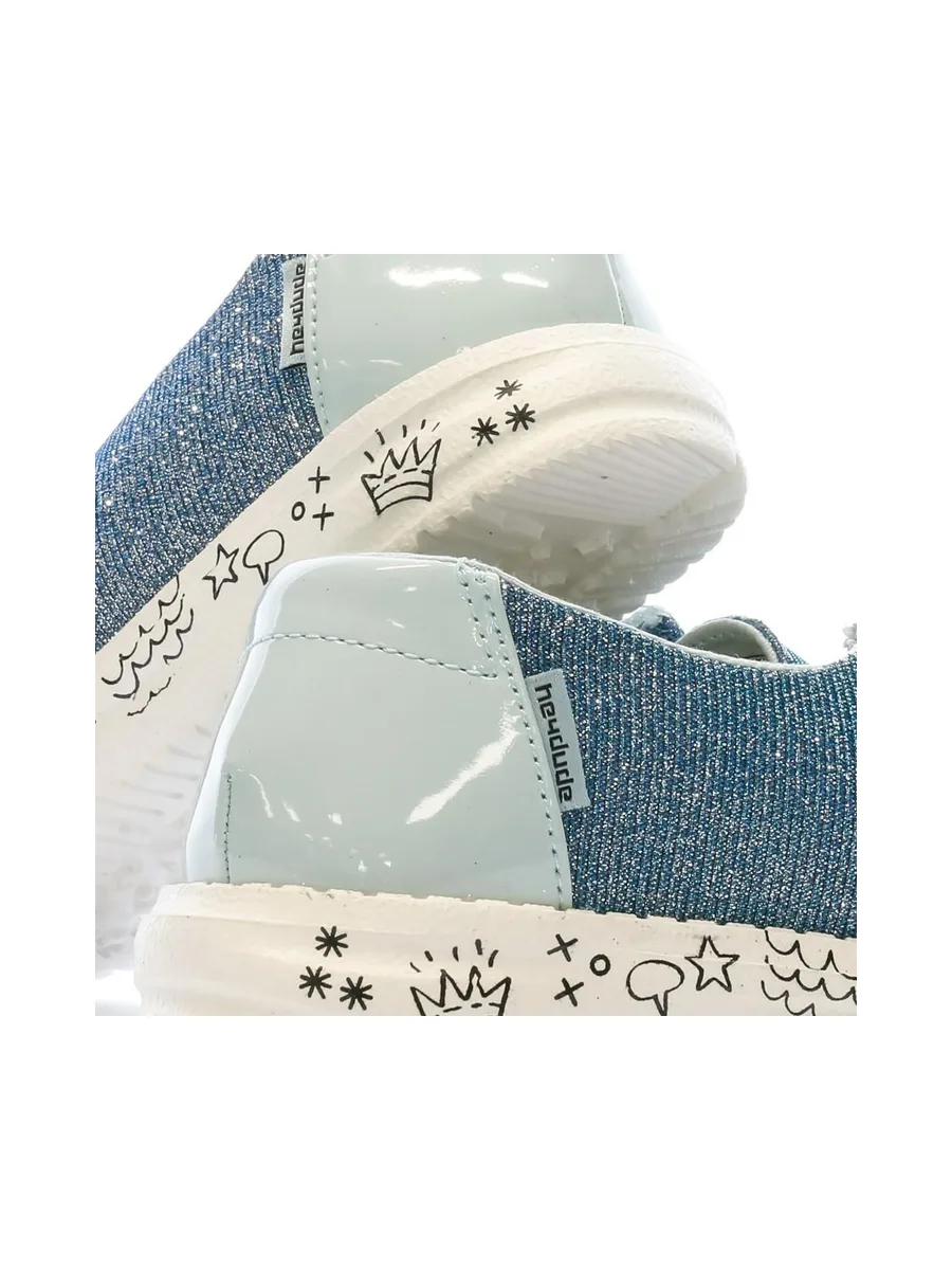 Chaussures Bleu Mixte Hey Dude Wendy 8