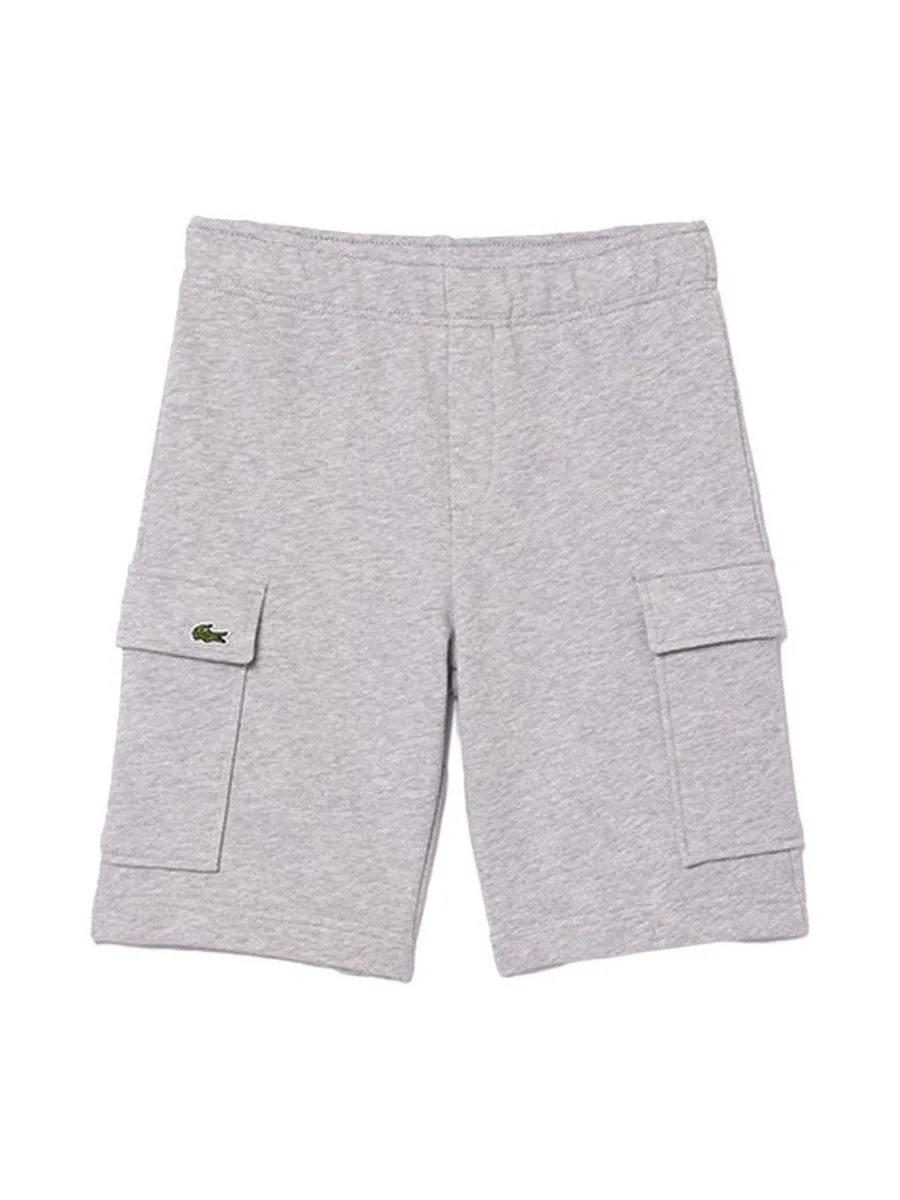 Short Gris Garçon Lacoste Cotton 2
