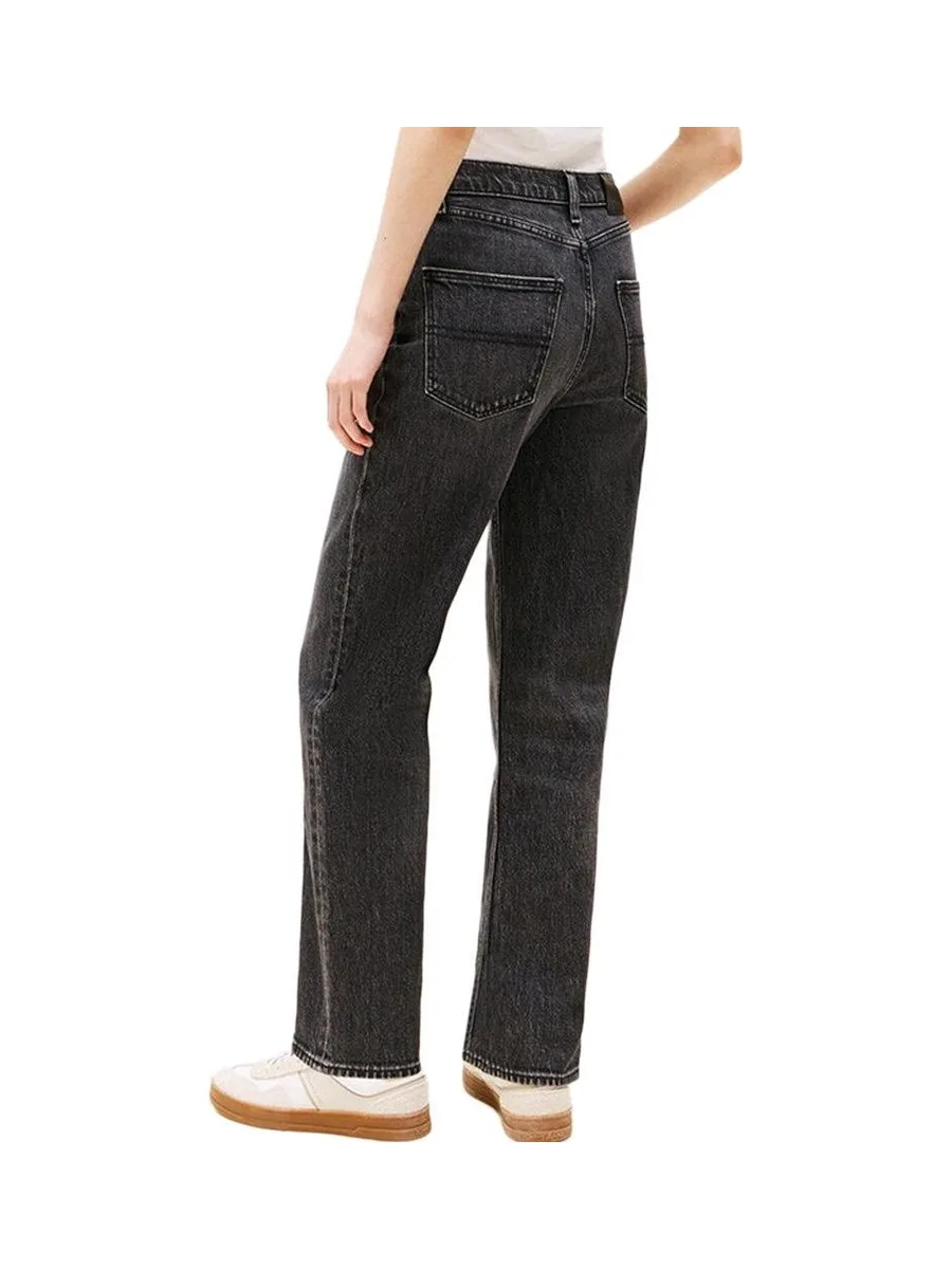 Jean Droit Gris Femme Tommy Hilfiger Layla 3