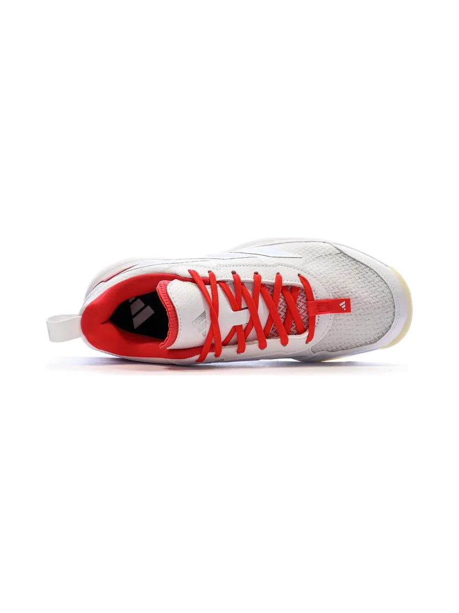 Chaussures de Tennis Blanc/Rouge Femme Adidas Avaflash 5