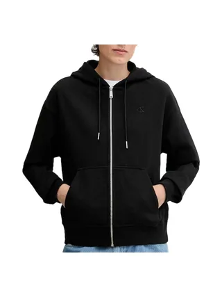 Sweat Zippé Noir Femme Calvin Klein Jeans Archive 1