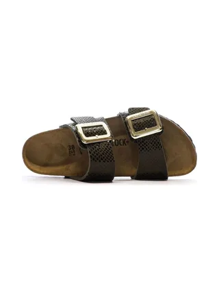 Sandales Kaki Femme Birkenstock Sydney Cushion Buckle 4