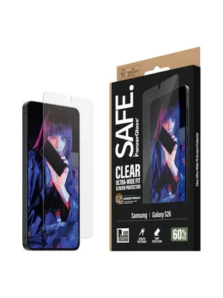 PanzerGlass SAFE. by ® Screen Protector Samsung Galaxy S26 | Ultra-Wide Fit w. EasyAligner 6
