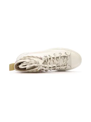 Baskets Ecru Femme Converse s All Star Lift Platform Jacquard 4