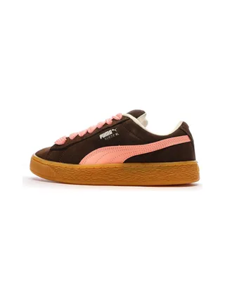 Baskets Marron/Rose Femme Puma Suede XL 1