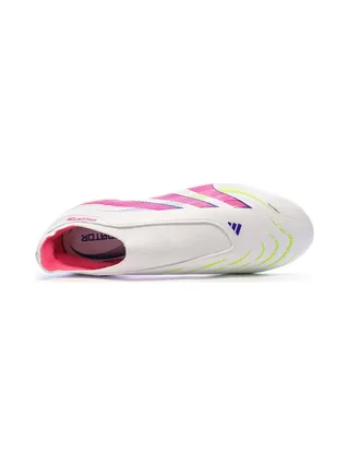 Chaussures de Foot Blanc/Rose Homme Adidas Predator League Ll FG/MG 4