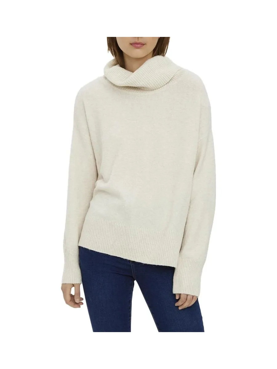 Pull écru Femme Vero Moda Doffy Birch 2