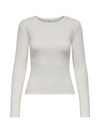 T-Shirt Manches Longues Blanc Femme JDY Vaya 1