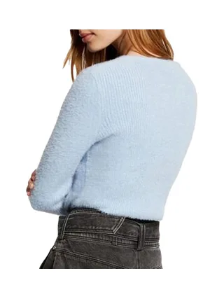 Pull Bleu Clair Femme Morgan Moove 2