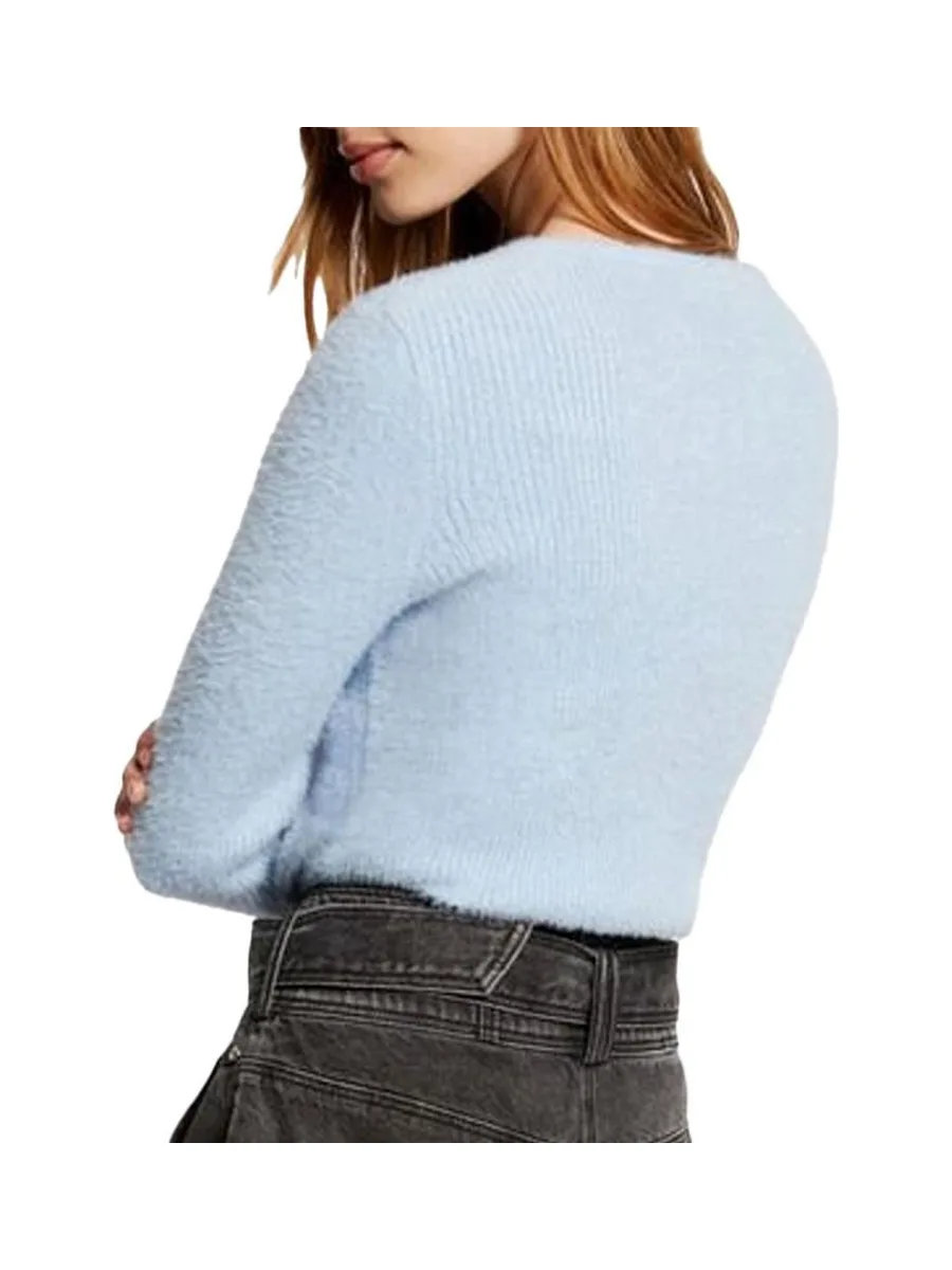 Pull Bleu Clair Femme Morgan Moove 3