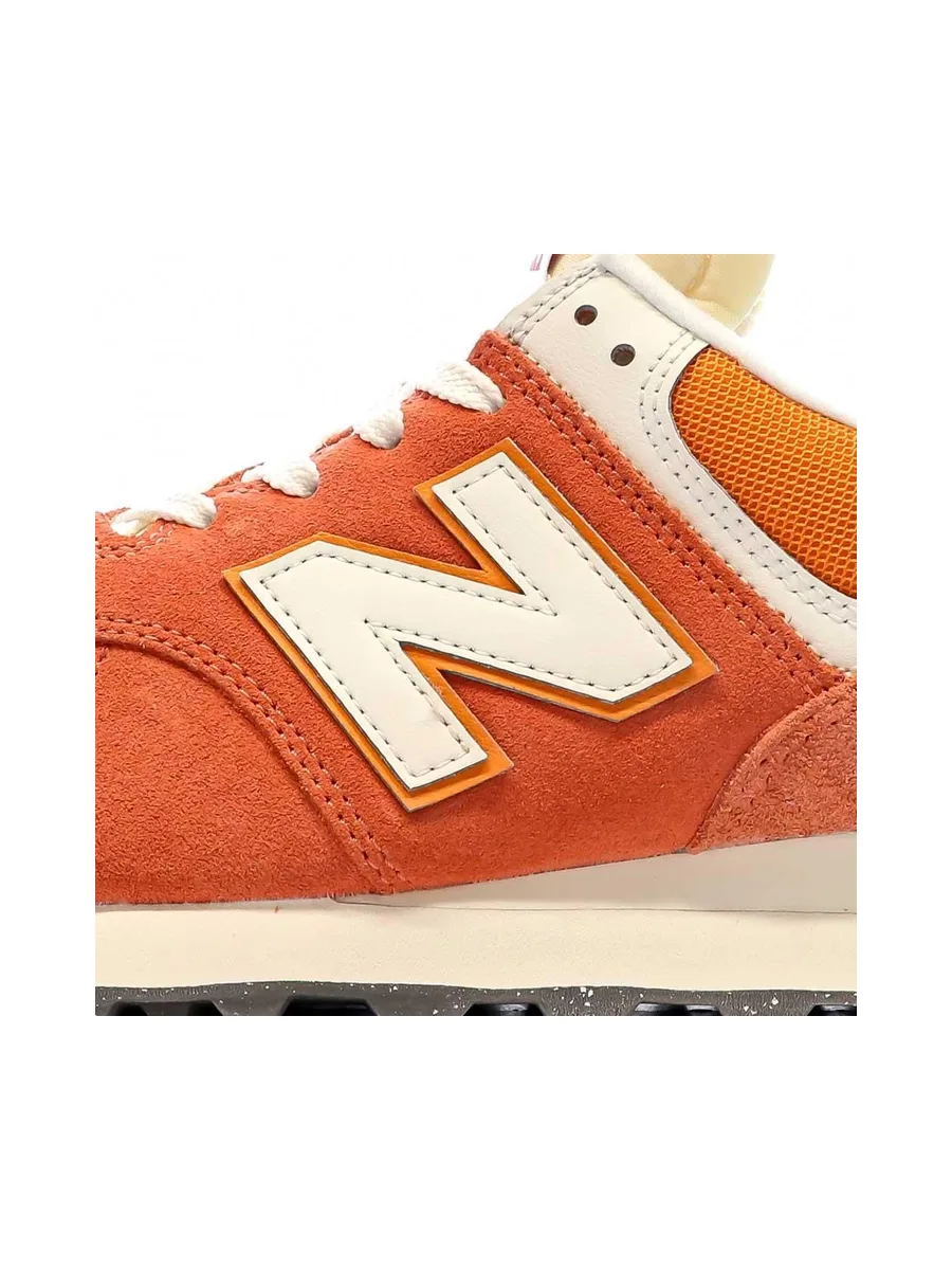 Baskets Orange/Gris Homme New Balance 574 8