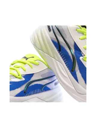 Chaussures de Basketball Blanches/Bleu Homme Puma All-pro Nitro 7
