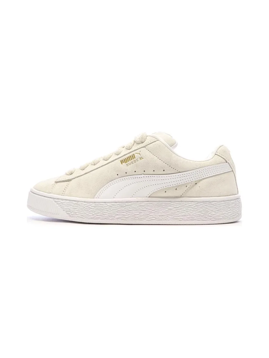 Baskets Beige/Blanc Homme Puma Suede XL 2