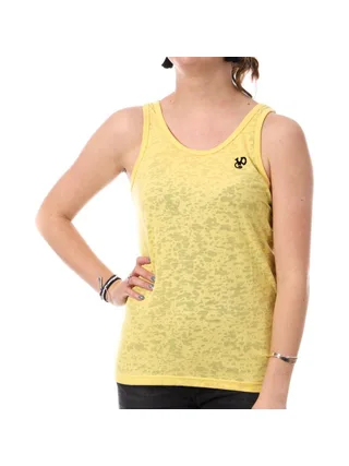 Débardeur Jaune Femme Von Dutch Zip 1