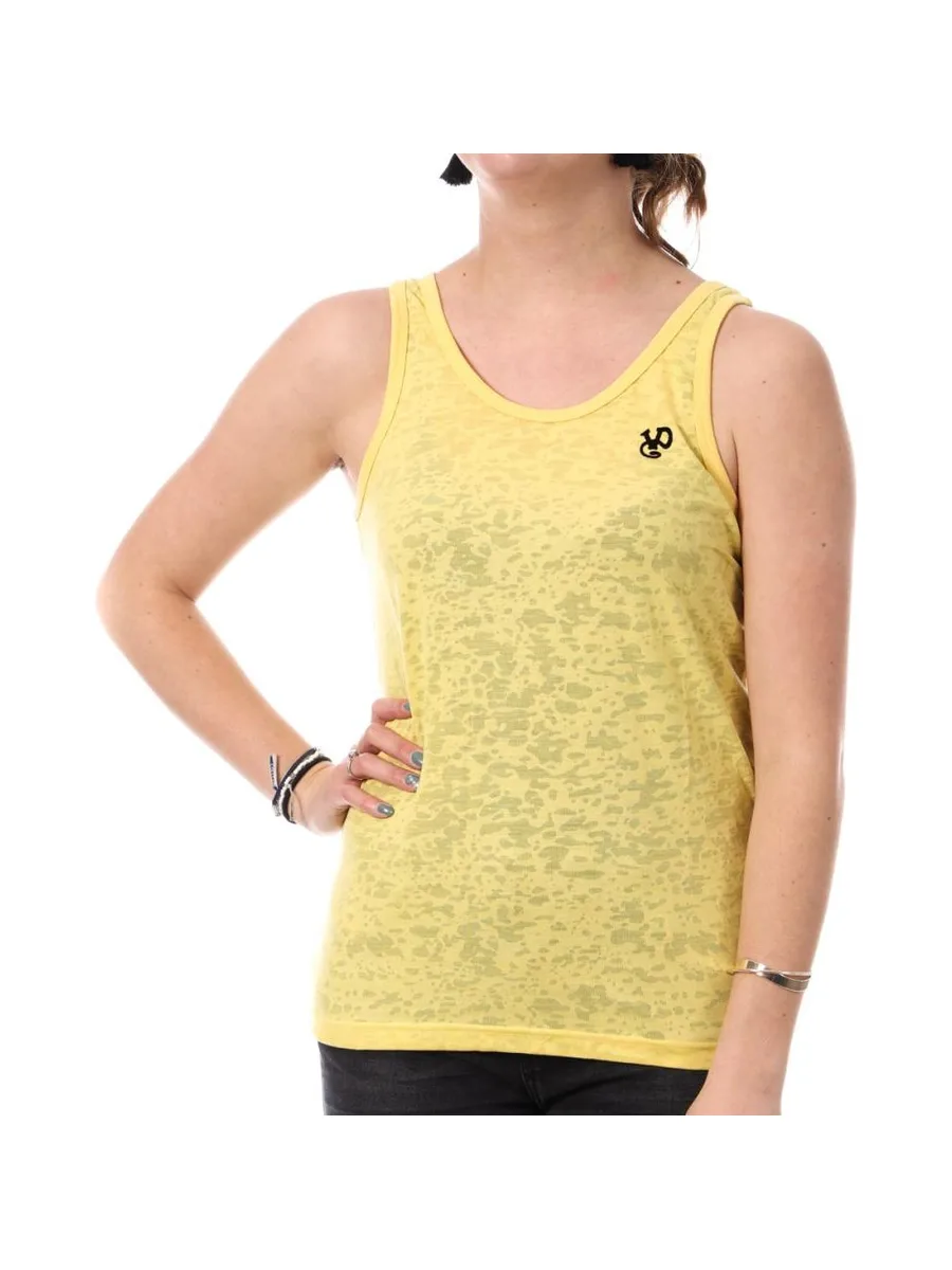 Débardeur Jaune Femme Von Dutch Zip 1