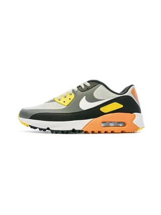 Baskets Grises/Orange Homme Nike Air Max 90 G 1