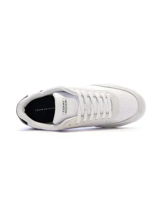 Baskets Blanches/Marine Homme Tommy Hilfiger Core Leath 4
