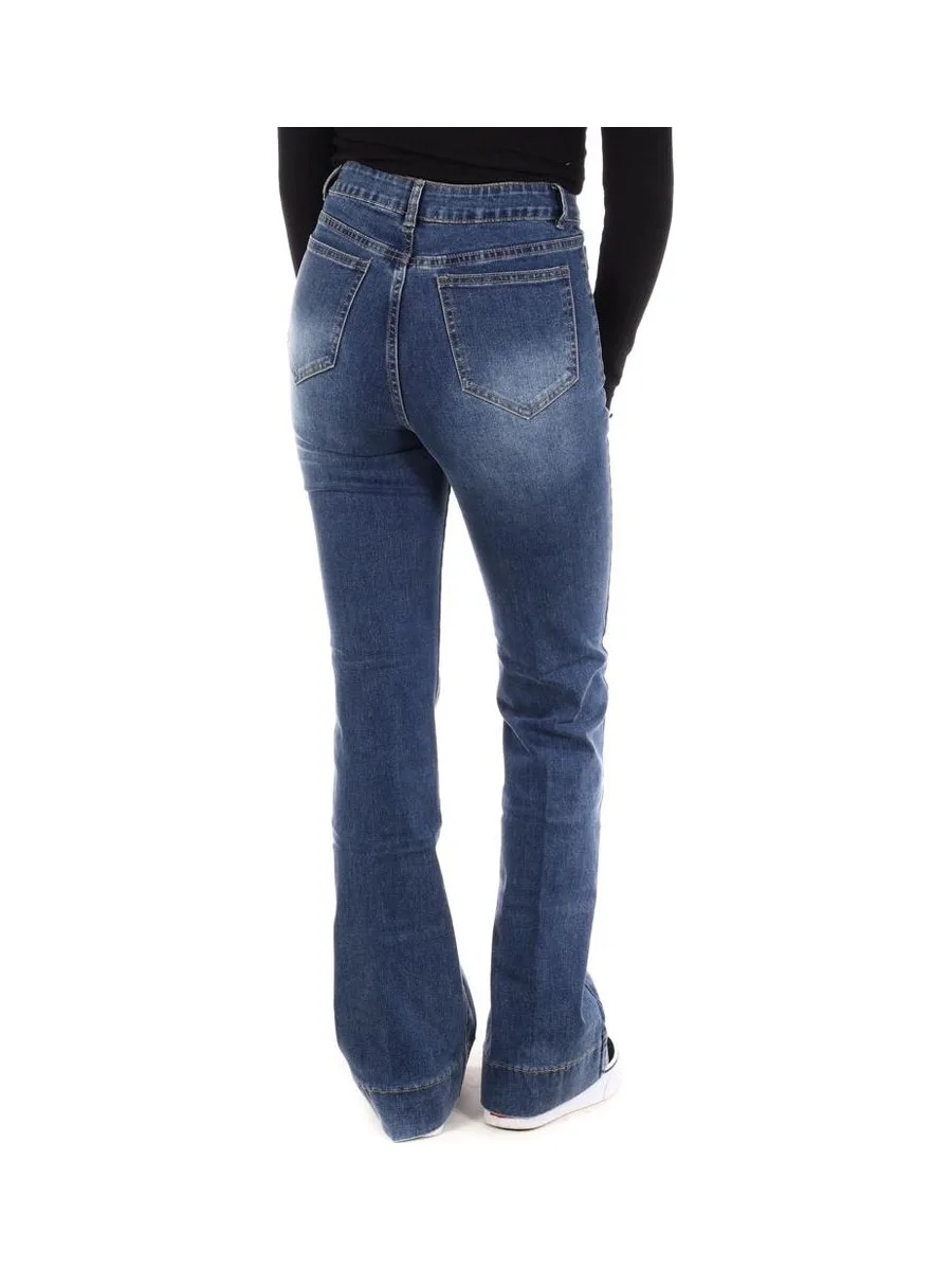 Jean Loose Bleu Femme Monday Premium 800 3