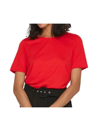 T-shirt Rouge Femme Vila Mooney 1