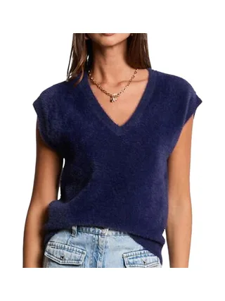 Pull Sans manches Marine Femme Morgan Cathy 1