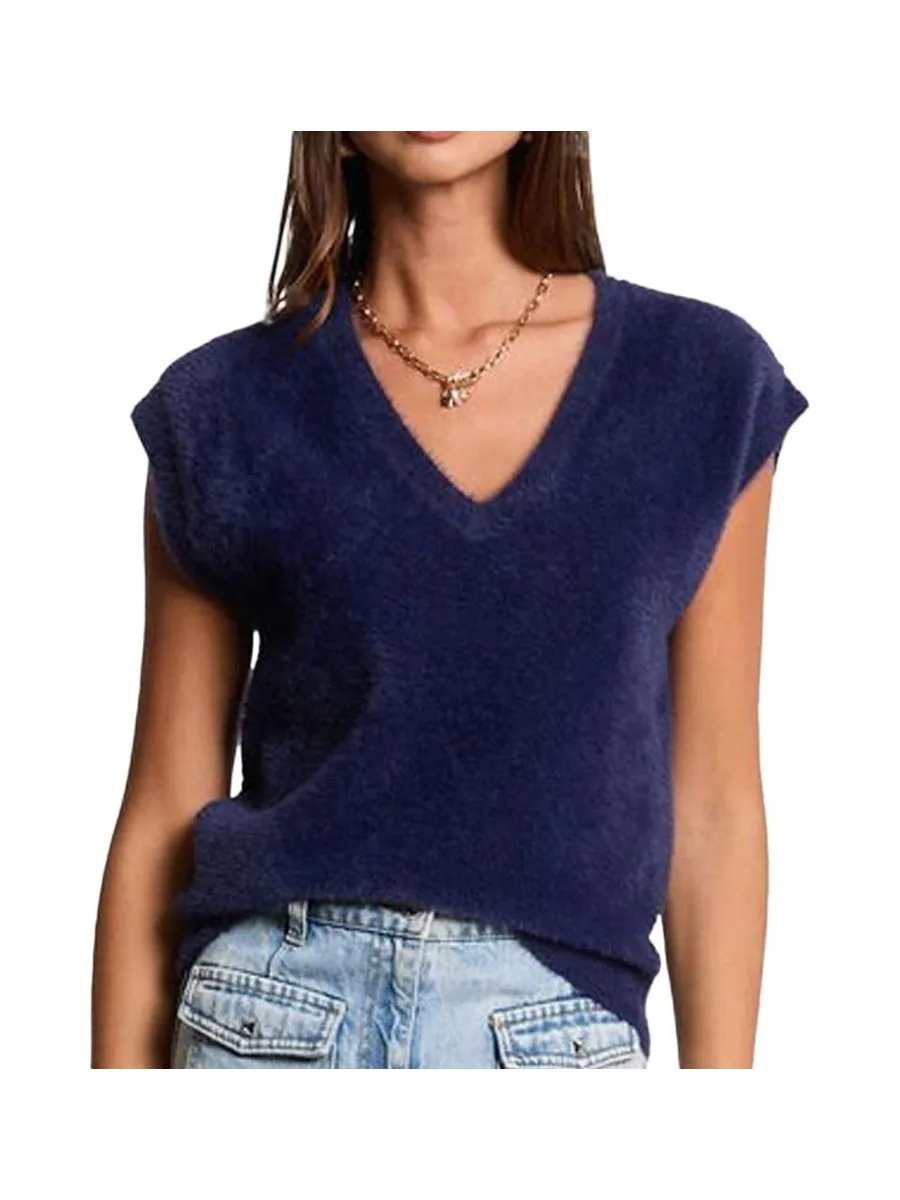 Pull Sans manches Marine Femme Morgan Cathy 2