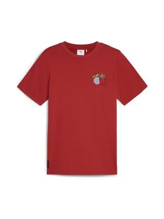 T-shirt Rouge Homme Puma X One Piece Graphic 1