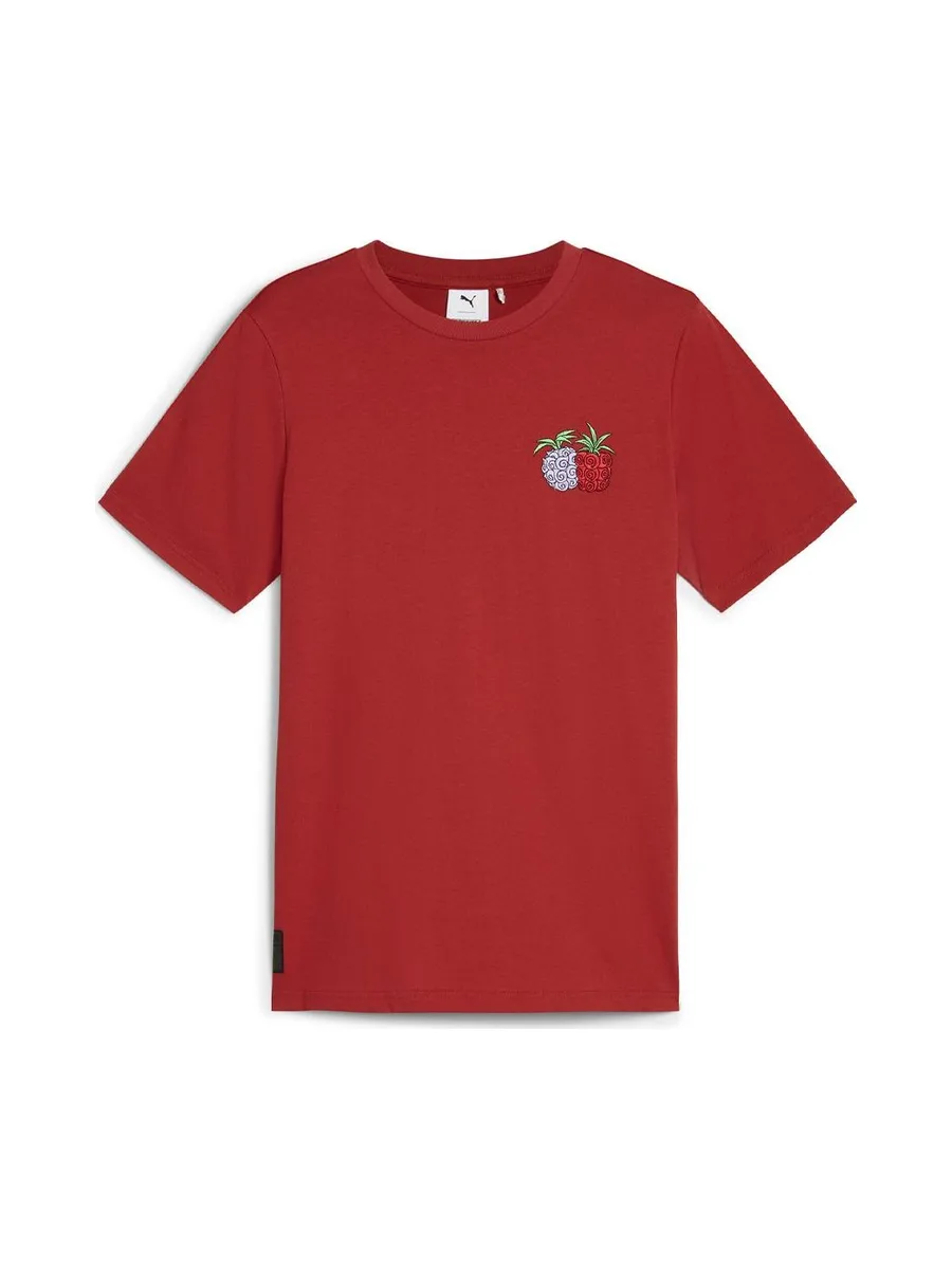 T-shirt Rouge Homme Puma X One Piece Graphic 2