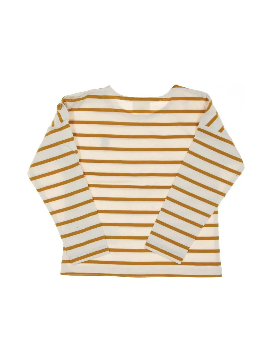 T-shirt Jaune à Rayures Enfant EOM Elorisa 3