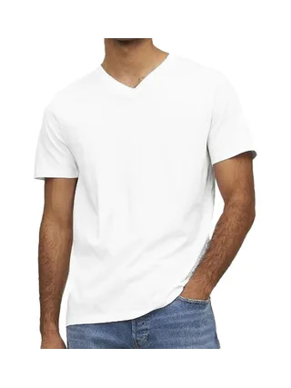 T-shirt Blanc Homme Jack & Jones Basic V 1