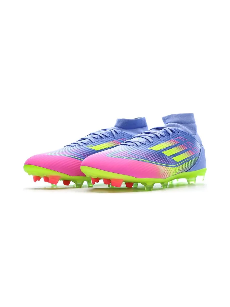 Chaussures de Foot Bleu Adidas F50 League FG/MG Mid 7