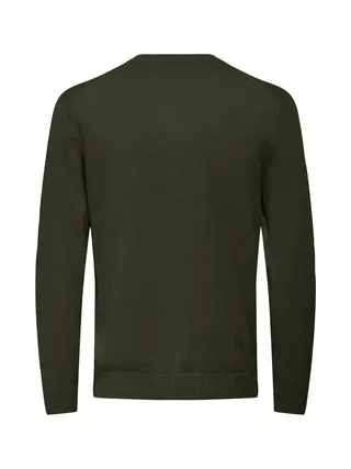 Pull Kaki Homme Only & Sons Holger 2