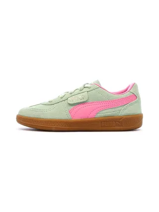 Baskets Verte/Rose Fille Puma Palermo PS 1