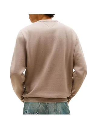 Sweat Taupe Homme Tommy Hilfiger Reg Flag Crews 2