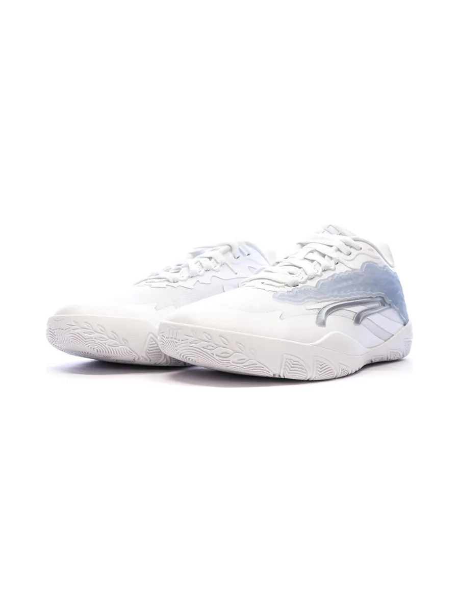 Chaussures de Basketball Blanc/Bleu Homme Puma Stewie 3 6