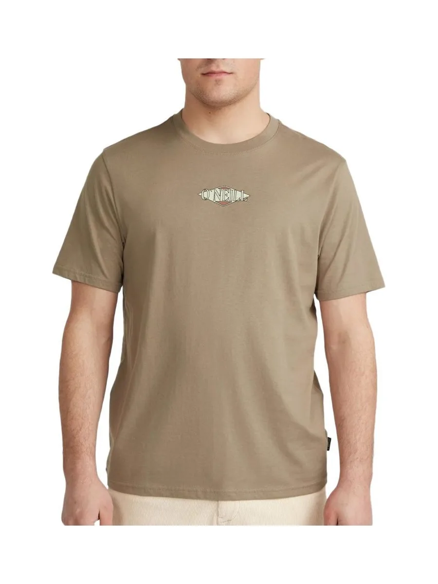 T-Shirt Taupe Homme O'Neill Print 2