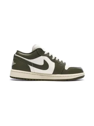 Baskets Kaki Mixte Nike Air Jordan 1 Low 2
