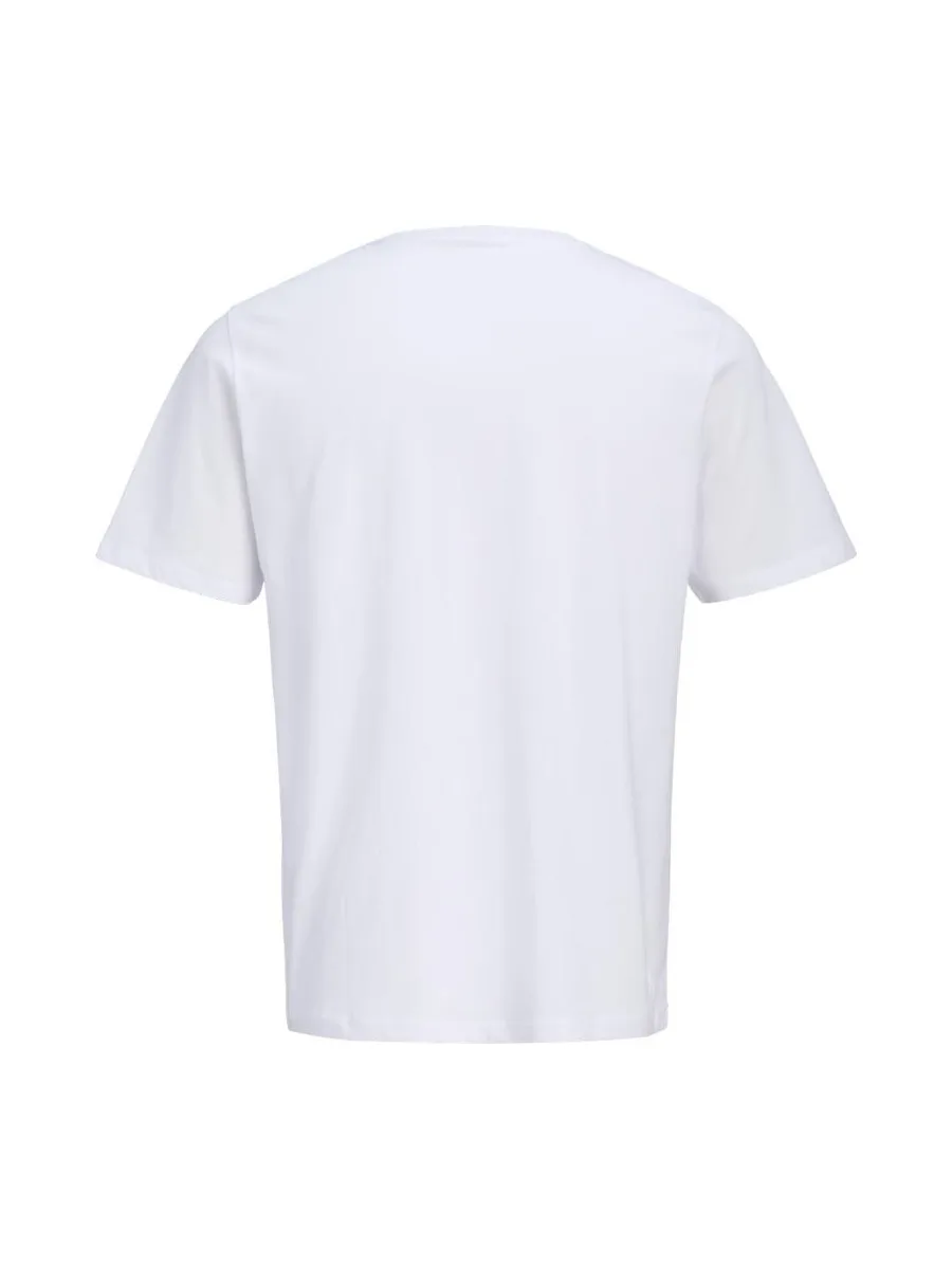 T-Shirt Blanc Homme Jack & Jones Brandy 2