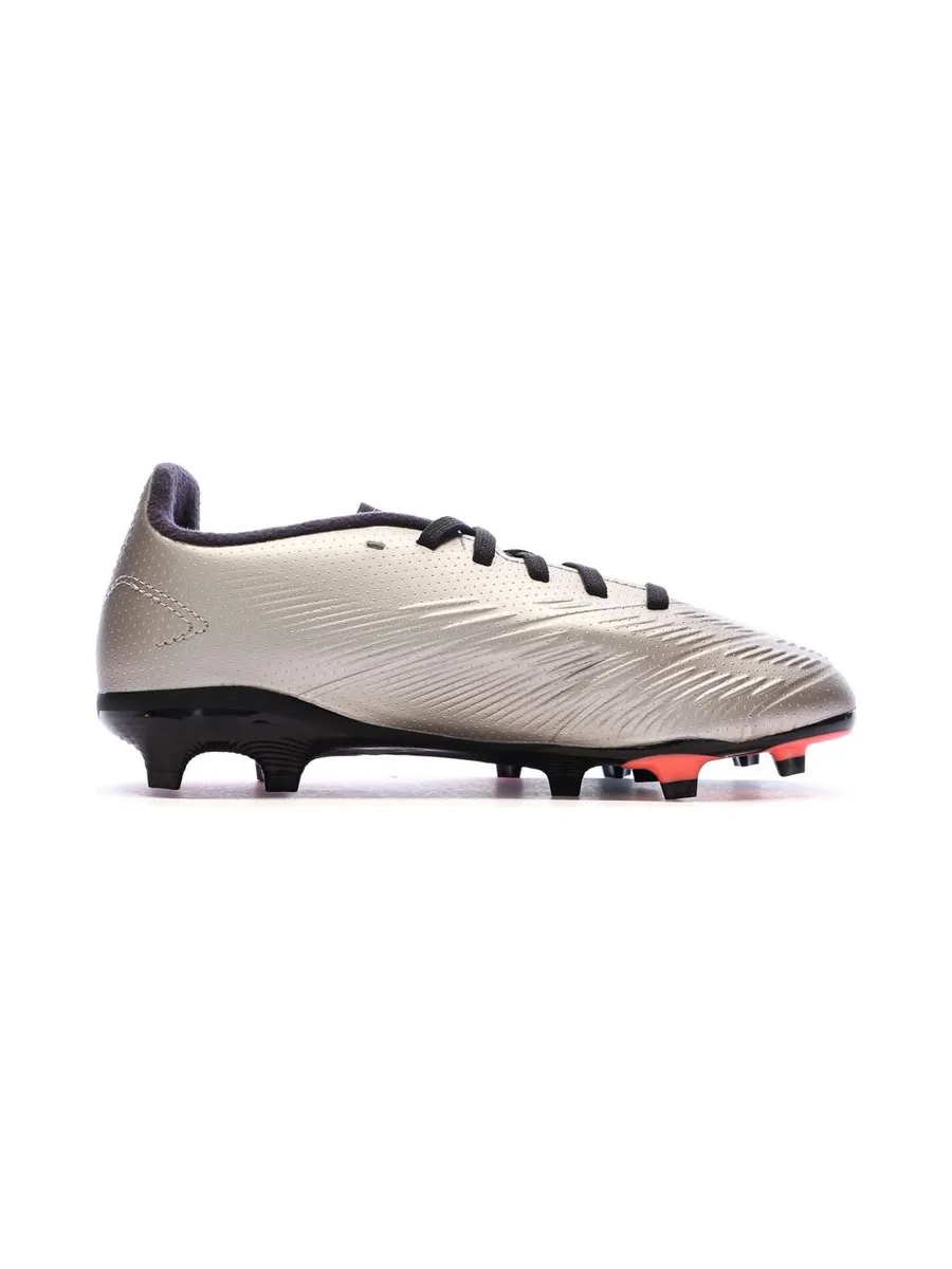 Chaussures de Football Gris/Noir Mixte Adidas Predator League FG 3