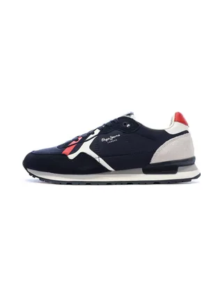 Baskets Marine/Rouge Homme Pepe jeans Brit Road M 1