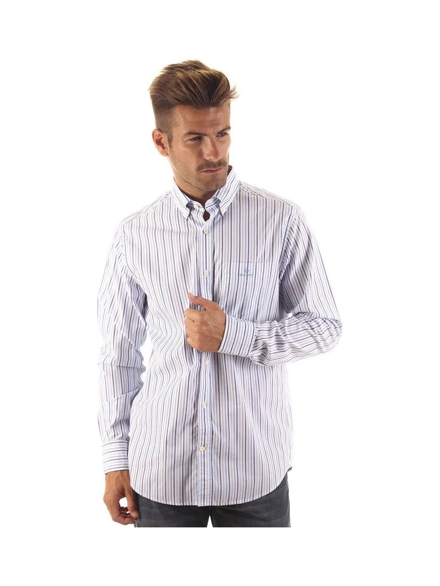 Chemise à rayures en popeline GANT 4