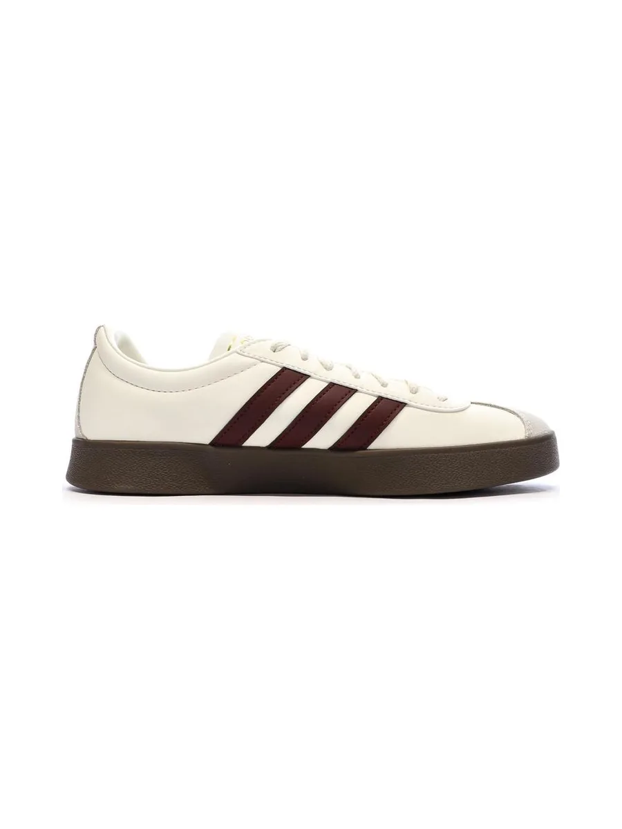 Baskets Beiges/Rouges Homme Adidas Vl Court 2.0 2