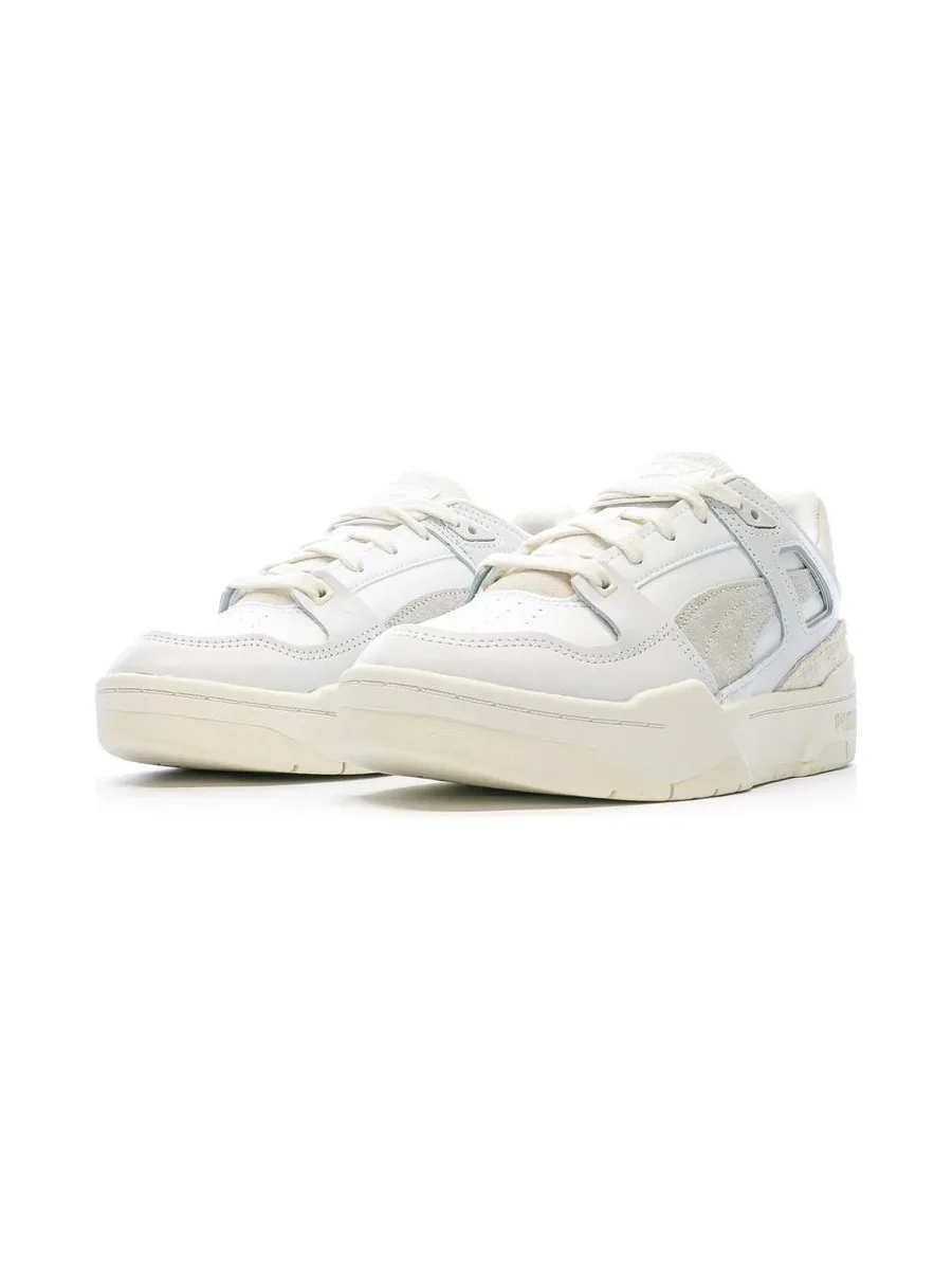 Baskets Blanche/Beige Femme Puma Slipstream Thrifted 7