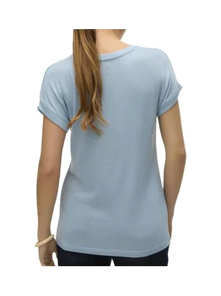 T-Shirt Bleu Ciel Femme Vero Moda Brianna 10291353 2