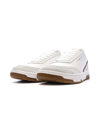Baskets Blanches/Marine Homme Tommy Hilfiger Core Leath 6