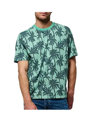 T-shirt Vert/Marine Homme Kaporal TOGO25EM11 1