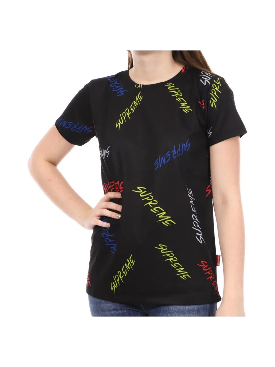 T-shirt Noir Femme Supreme Grip Venty 1