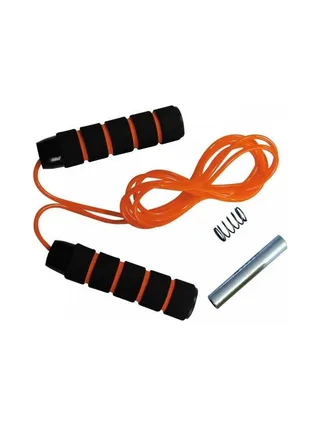 Corde à sauter PVC lestable Orange/Noir Sveltus 1